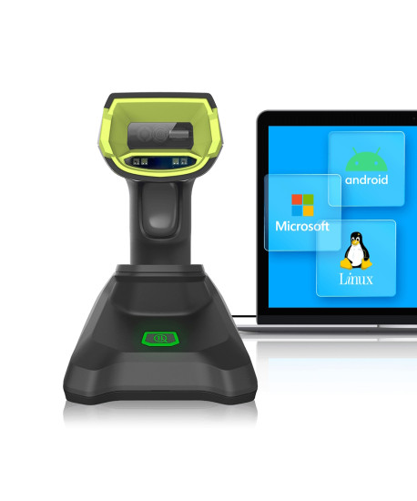 Máy đọc mã vạch idata J15-BT (không dây) Máy quét mã QR Code, CCCD, BHYT chính xác